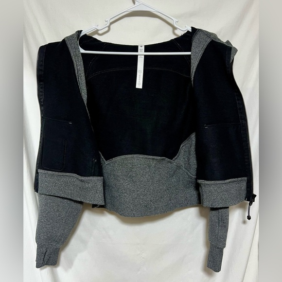 NEW Lululemon Scuba Oversized Full Zip Cropped Activewear Yoga Fall Cozy Hoodie - Picture 12 of 15